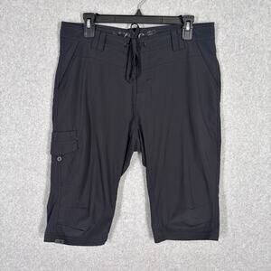Zoic Cargo‎ Cycling Shorts Womens Medium Charcoal Nylon 14" Inseam Mountain Bike